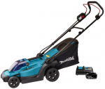 Makita DLM330RT battery push lawn mower, black/blue