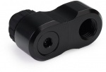 Alphacool Apex Grip Offset 27mm 2x 90&deg; OT/IT G1/4 Rotatable Black
