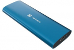 Natec External SSD enclosure RHINO M.2 NVME USB-C 3.2 horizon blue
