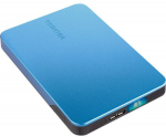 Toshiba Canvio Flex 1TB External Hard Drive (Blue, Glossy) USB-C/USB-A