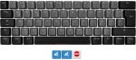 Sharkoon SKILLER SAC20 S4 Keycaps Set for SGK50 S4 (Black)