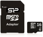 Silicon Power memory card microSDHC 16GB Class 10 + adapter