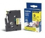Brother | TZe-621 Laminated Tape | Black on Yellow | TZe | 8 m | 9 cm