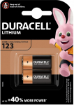Duracell Ultra Photo Lithium battery 123 CR17345 2 pcs