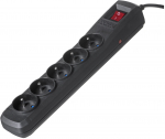 Activejet black power strip with cord ACJ COMBO 5G/3M/BEZP. AUTO/CZ