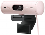 Logitech BRIO 500 Rose Full HD 1080p Webcam