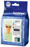 Brother LC3217VALDR Ink Cartridge Value Pack - 4 Colors