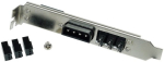 Phobya PCI slot cover 4Pin Molex & 3x 3Pin fan plug
