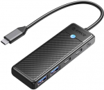 Adapter Hub 4in1 Orico USB A3.0x2 + Type-C3.0x1 + PD100Wx1