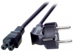 EFB Netzkabel Schutzkontakt 90-C5 180,sw,3.0m,3x1.00mm