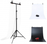 Puluz Photo Studio Background Support 70x200cm + 2 Backdrops