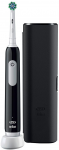 Oral-B Pro 1 Cross Action Electric Toothbrush (Black, Travel Case)