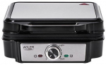 Adler AD 3083 waffle iron 4 waffle 1800 W Black, Silver
