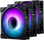Phanteks M25 Gen2 PWM D-RGB Fan 3-Pack - 120mm, Black