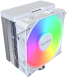 Montech NX400 White CPU Cooler, ARGB, 120mm, white