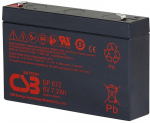 Lead acid battery 6V 7.2Ah PbAGM VRLA CSB