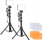 Neewer BP66 studio set: two LED lamps + filters + tripods