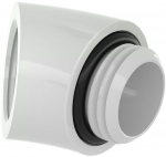 Barrow adapter, 45&deg;, G1/4 male to G1/4 female, white