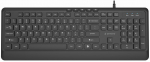 Gembird KB-MCH-05 Slim wired multimedia keyboard, black, US layout