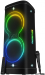 Speaker Party Box SVEN PS-1250, black (300W, TWS, IPx4, Bluetooth, FM, USB, microSD, LED-display, 13500mAh)