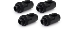 Alphacool Apex Grip 90&deg; OT/IT G1/4 Rotatable Black Adapter Set (4)