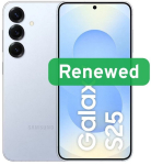 Samsung Renewed | Grade C | Galaxy S25 | 128 GB | Icy Blue | 5G | N