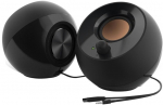 Creative Pebble Modern 2.0 USB & 3.5mm AUX Desktop Speakers, Black