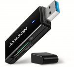 AXAGON CRE-S2N USB-A 3.2 Gen 1 Card Reader, SD, microSD - black