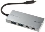 SilverStone SST-EP09C USB 3.1-C -Port - silber