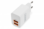 DIGITUS USB Charger 2x USB-A 15W 2x 2.4A