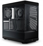 Hyte Y40 Midi Tower Case, Tempered Glass, Good Airflow, Black