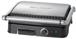 Clatronic KG 3487 electric grill (2000W table-top, black and silver)