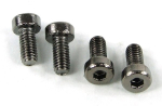 screw DIN 7984 M3 x 6 hexagon socket flat black nickel (4pcs)