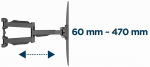 Gembird WM-58ST-01 TV mount 147.3 cm (58") Steel