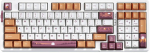 VGN V98Pro V2 Fullsize Mechanical Gaming Keyboard, Blueberry Ice Cream - Twilight, Hot-Swap, RGB, ANSI, White/Orange/Red Keycaps