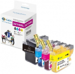 G&G 4-pack printer cartridges for Brother LC-3219VAL BKCMY