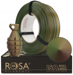 Filament PET-G Magic Army (Green-Beige-Bronze) 1kg refill Rosa3D