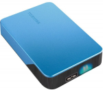 Toshiba Canvio Flex 4TB External Hard Drive (Blue Glossy) USB-C/USB-A