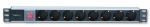 Techly I-CASE STRIP-81UD power distribution unit (PDU) 8 AC outlet(s) 1U Black, Red