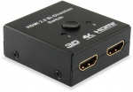 2 x HDMI, 16A, 3D, 4K, Black