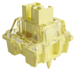 AKKO V3 Pro Cream Yellow Switches, Mechanical, 5-Pin, Linear, MX-Stem, 50g - 45 Pieces