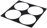 Alphacool SuperNova 1260 fan grill 4x200mm - Black