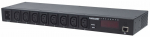 Intellinet 19" Intelligent 8-Port PDU, 19" Rackmountable C13 Intelligent Power Distribution Unit; Monitors Power, Temper