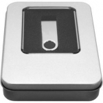 MediaRange Aluminium-Box Aufbewahrung von USB Sticks silber