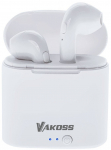 Vakoss SK-832BW WIRELESS BLUETOOTH EARPHONES SMARTPHONE CONTROL WITH MICROPHONE WHITE