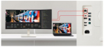 LG 38" 38BR85QC-W Ultrawide Curved HDMI DP USB IPS 21:9