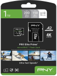 PNY Memory card microSDXC Elite Prime 1TB + adapter SD