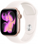Apple Watch Series 11 (ros&eacute;gold, aluminium, 42 mm, sport band pink M/L)