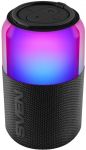 portable speaker SVEN PS-130, red, power output 10W (RMS), TWS, Bluetooth, USB, lithium battery