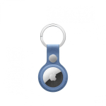 Apple AirTag FineWoven Key Ring Wildflower Blue